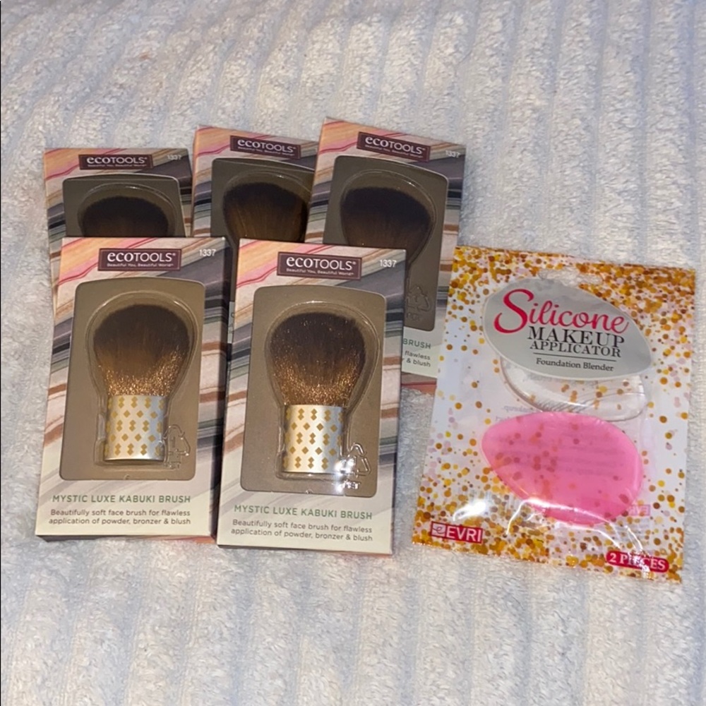 Lot of 5 ECOTOOLS Mystic Luxe Kabuki Brush